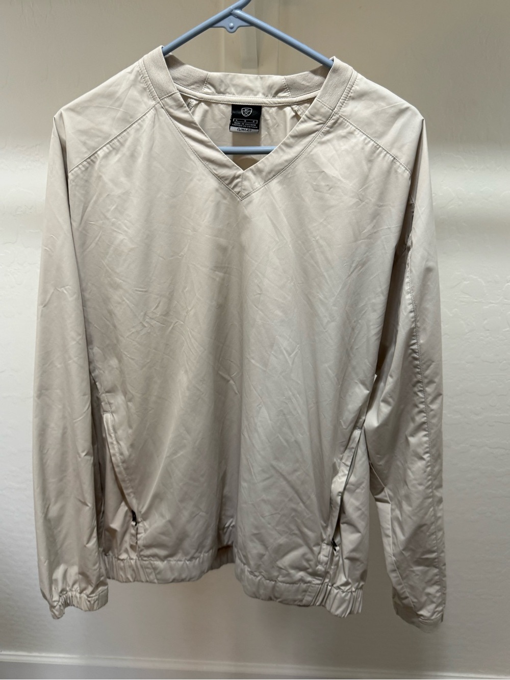 Nike Men's Light Beige Pullover Windbreaker